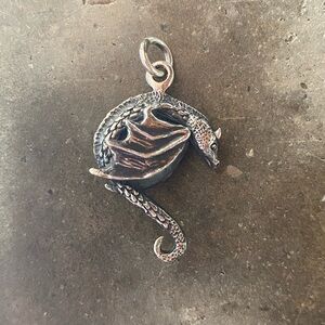 Brand New Handmade Sterling Silver Dragon Pendant 🐉